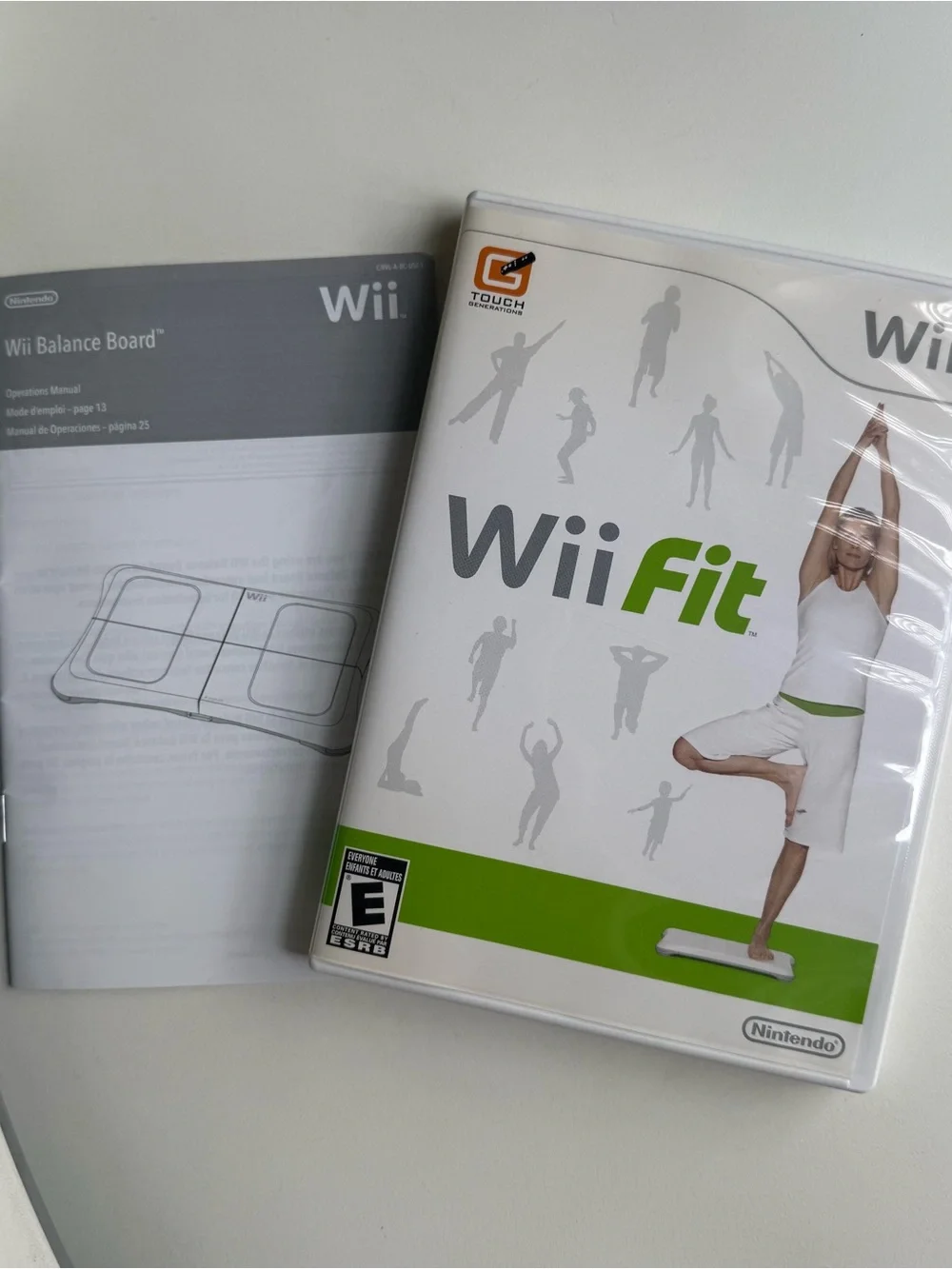 Nintendo Wii Fit Balance Board Bundle Tested And Working! w/Box & Game & Manual